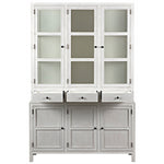 Colonial White Washed Hutch