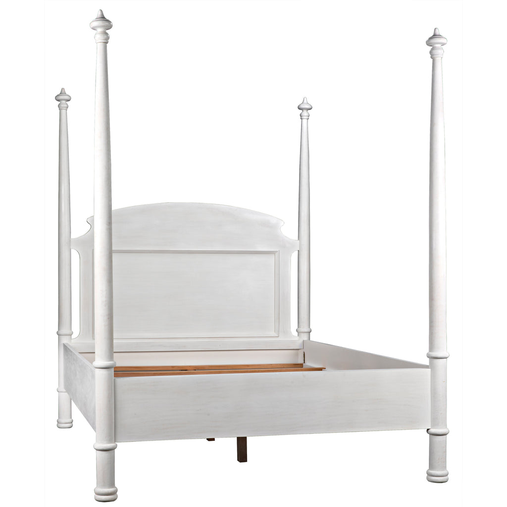 New Douglas Bed Queen White Washed