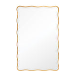 Candice Gold Leaf Rectangle Mirror