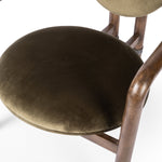 Brando Olive Upholstered Arm Chair