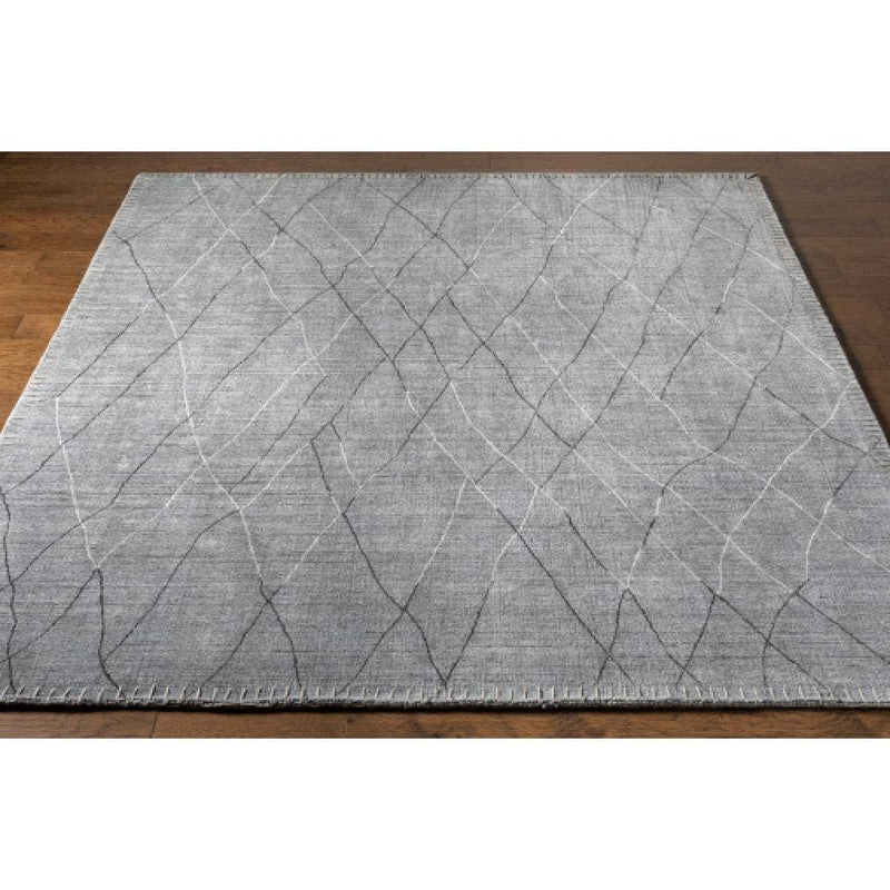 Arlequin Charcoal Hand Knotted Rug