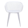 Piazza White Outdoor Dining Chair, Set Of 2