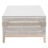 Tootsie Taupe & White Outdoor Coffee Table