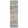 Aspen Grey & Ivory Contemporary Striped Rug