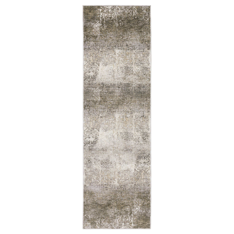 Nebulous Beige, Ivory & Grey Contemporary Rug