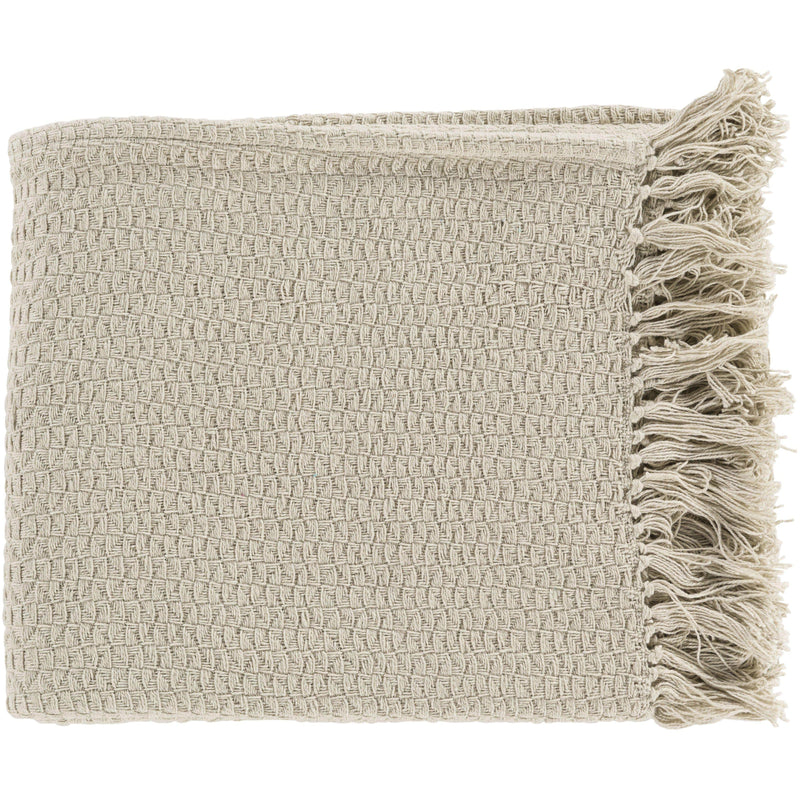 Tressa Ivory Woven Blanket
