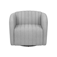 Garrison Swivel Dove Grey Lounge Chair