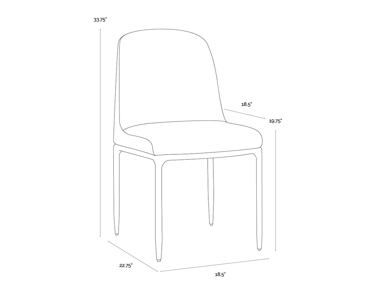Nestor Zenith Alabaster Dining Chair