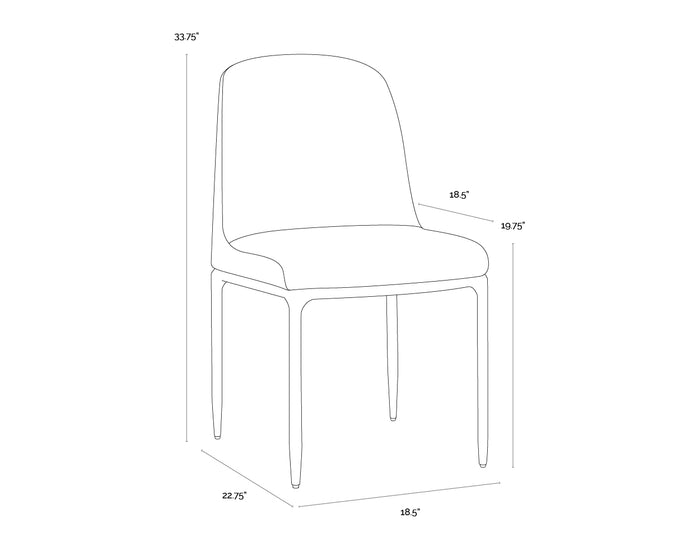 Nestor Zenith Alabaster Dining Chair
