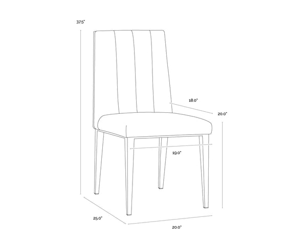 Wilbur Geralt Linen Dining Chair