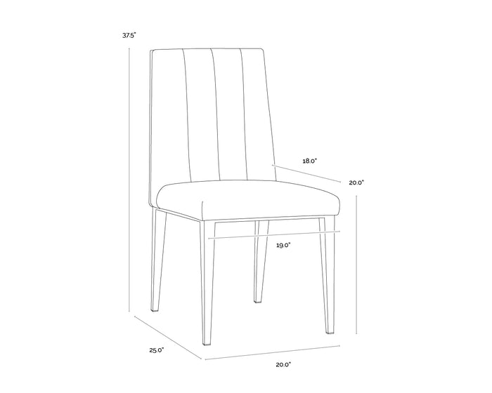 Wilbur Geralt Linen Dining Chair