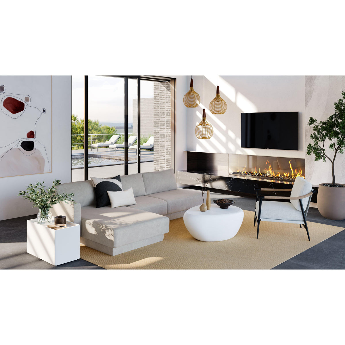 Corvo Coffee Table - Small - White