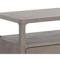Danette Grey Oak Nightstand