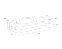 Baela Danny Cream Sofa