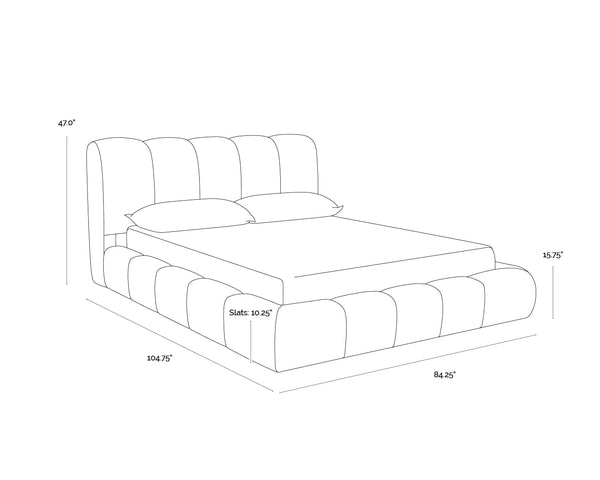 Olena Queen - Santa Cruz Oatmeal Bed