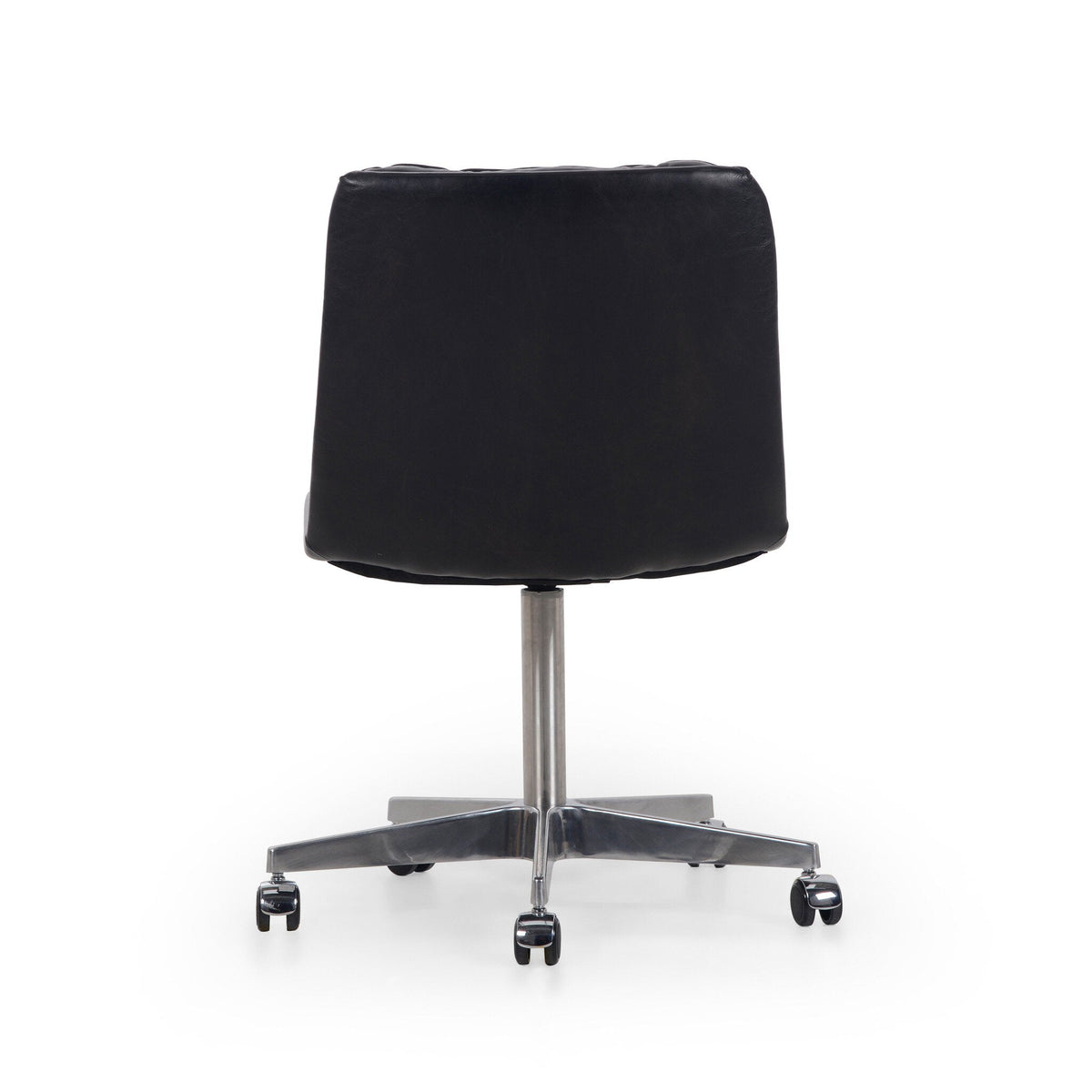 Black Leather Desk Chair