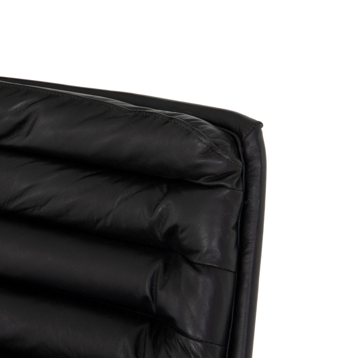 Black Leather Desk Chair