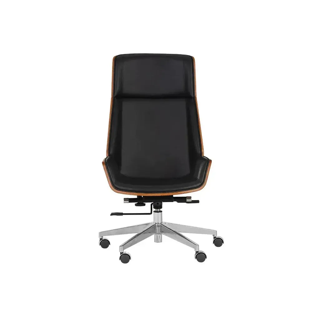 Rhett Office Chair - Dillon Black - Chair Detail | Bone & Brass