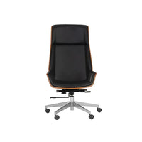 Rhett Office Chair - Dillon Black - Chair Detail | Bone & Brass