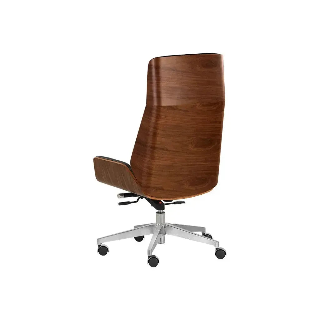 Rhett Office Chair - Dillon Black - Chair View | Bone & Brass