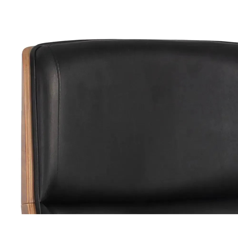 Rhett Office Chair - Dillon Black - Chair Detail | Bone & Brass