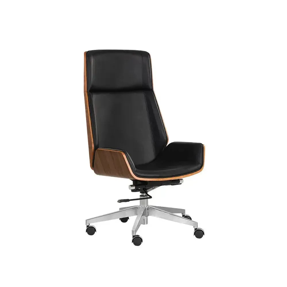 Rhett Office Chair - Dillon Black | Bone & Brass