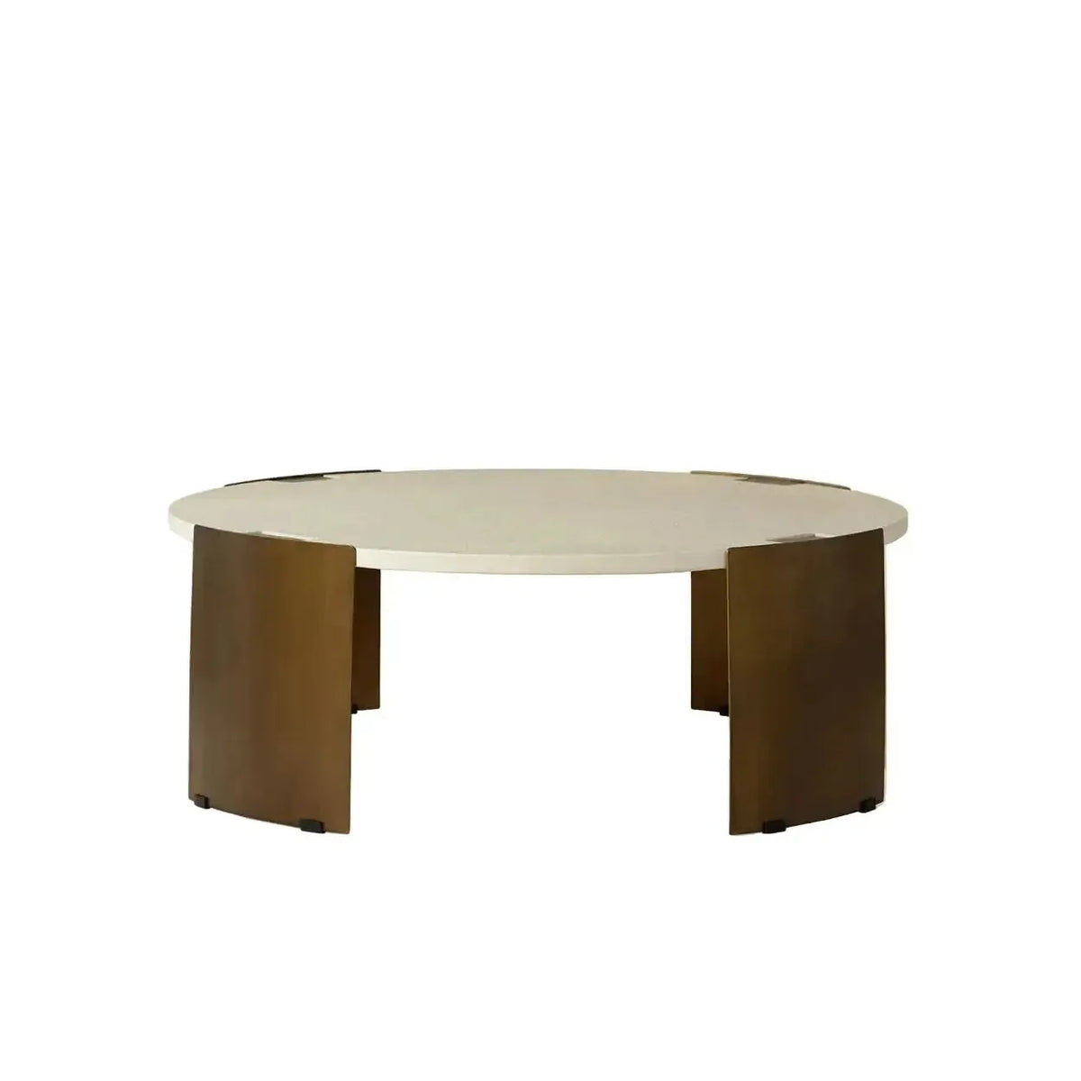 Gallus Coffee Table - Bone | Bone & Brass