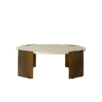 Gallus Coffee Table - Bone | Bone & Brass