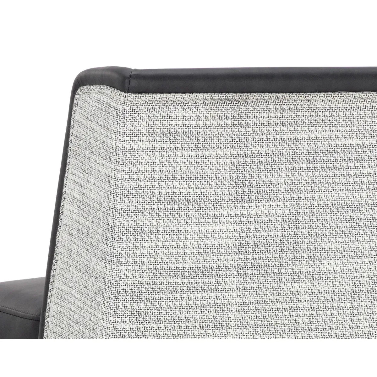 Joplin Barstool - Cantina Black | Vera White Pepper - Stool Detail | Bone & Brass