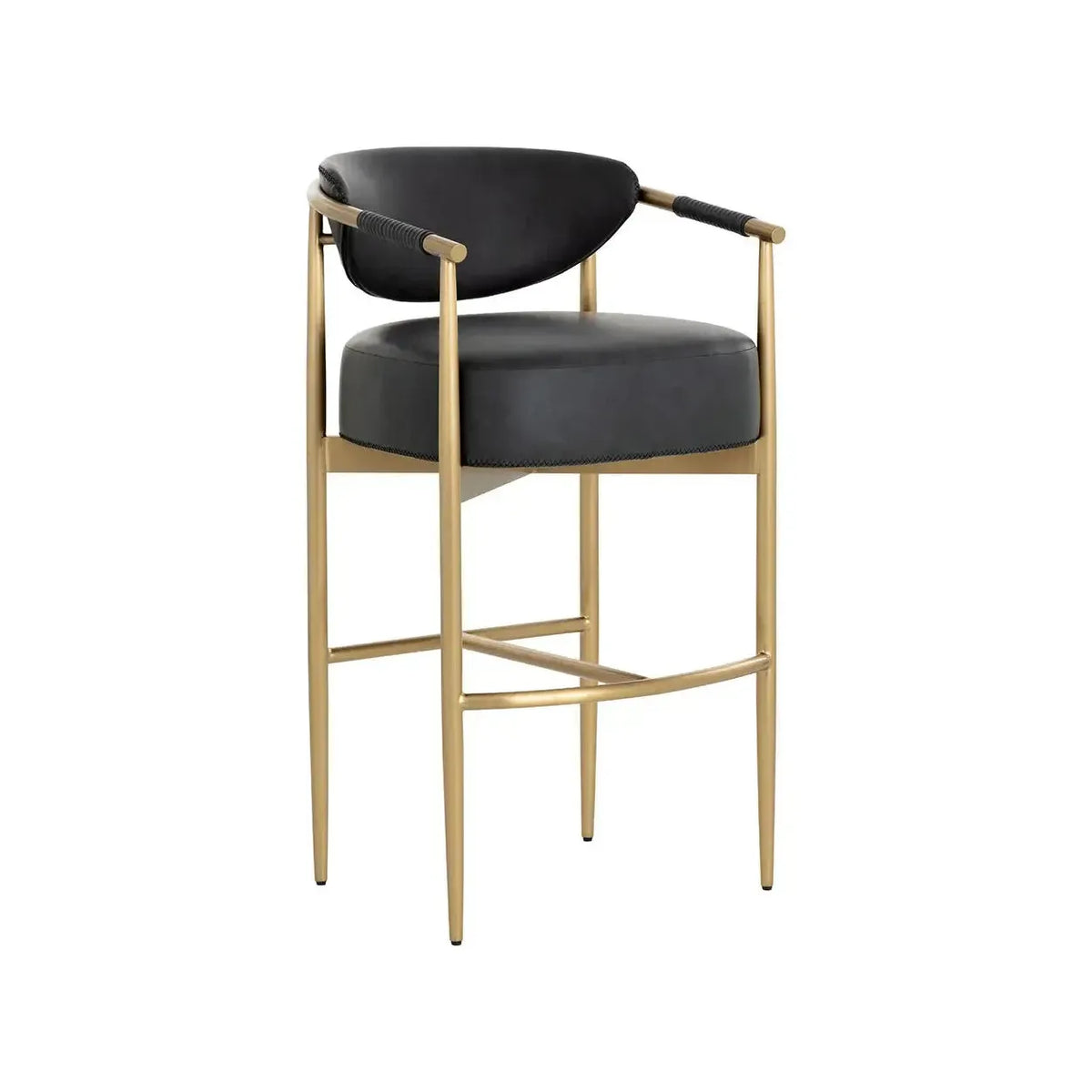 Heloise Barstool - Bravo Black | Bone & Brass
