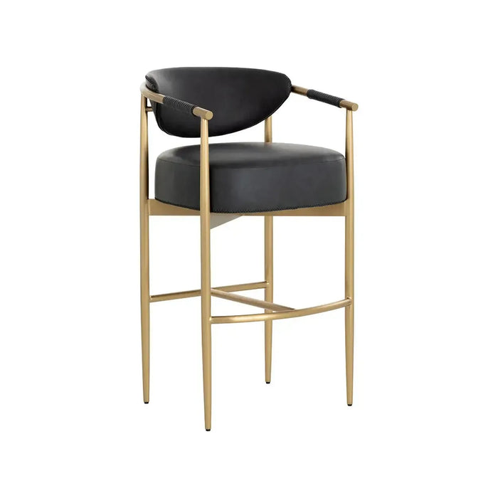 Heloise Barstool - Bravo Black | Bone & Brass