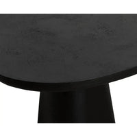 Celica Black Round Dining Table - Table Detail | Bone & Brass