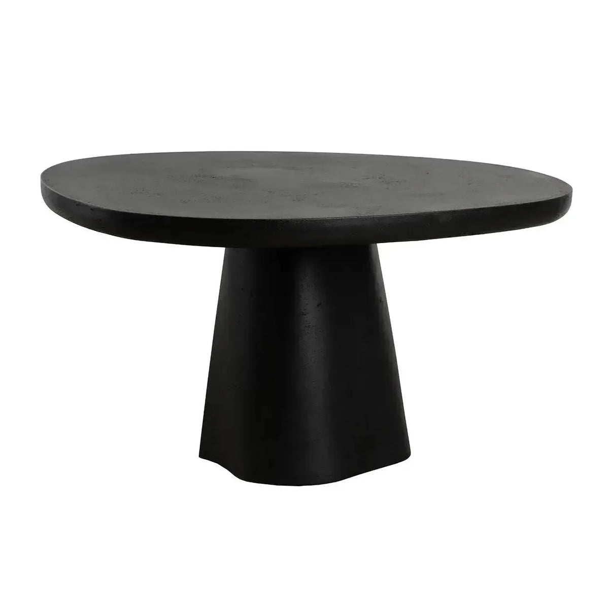 Celica Black Round Dining Table | Bone & Brass