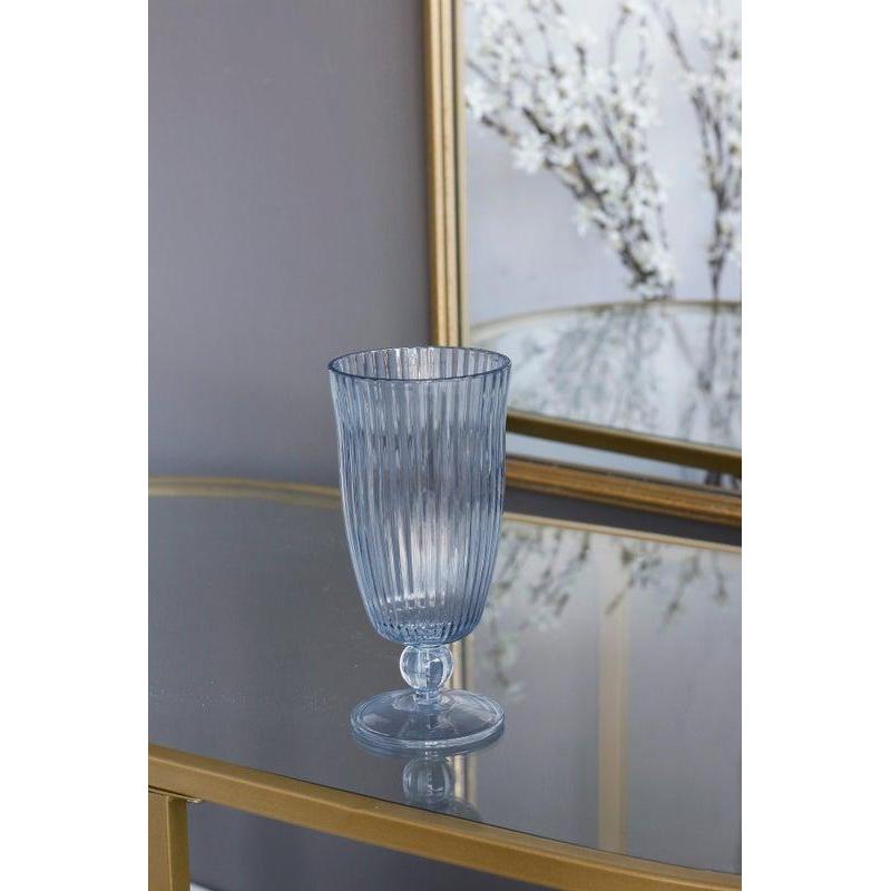 Vida Acrylic Tumbler Set 4 (Blue) - Glass Close Up | Bone & Brass