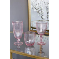 Vida Pink Acrylic Tumbler Set of 4 - Glass Detail | Bone & Brass