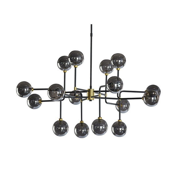 Deimos Large - Smoke Grey Chandelier