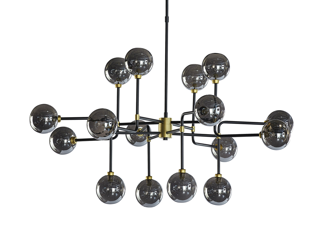 Deimos Large - Smoke Grey Chandelier