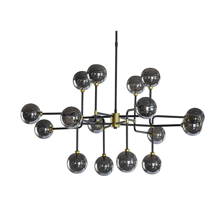 Deimos Large - Smoke Grey Chandelier