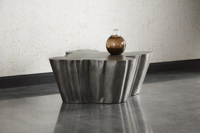 Lynx Antique Grey Organic Shaped Coffee Table
