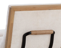 Abilene Polo Club Muslin Counter Stool
