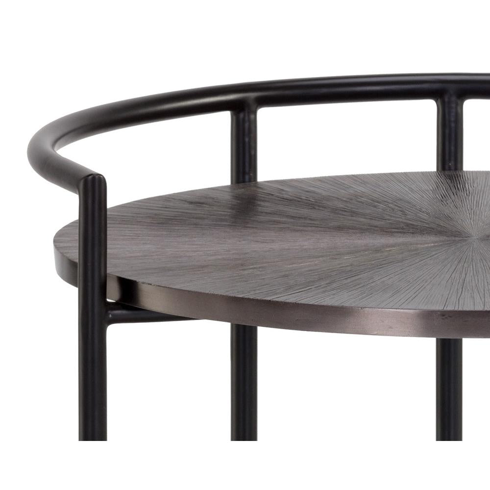 Brighton Marble & Bronze Nightstand