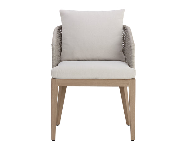 Capri Dining Drift Brown - Palazzo Cream Armchair
