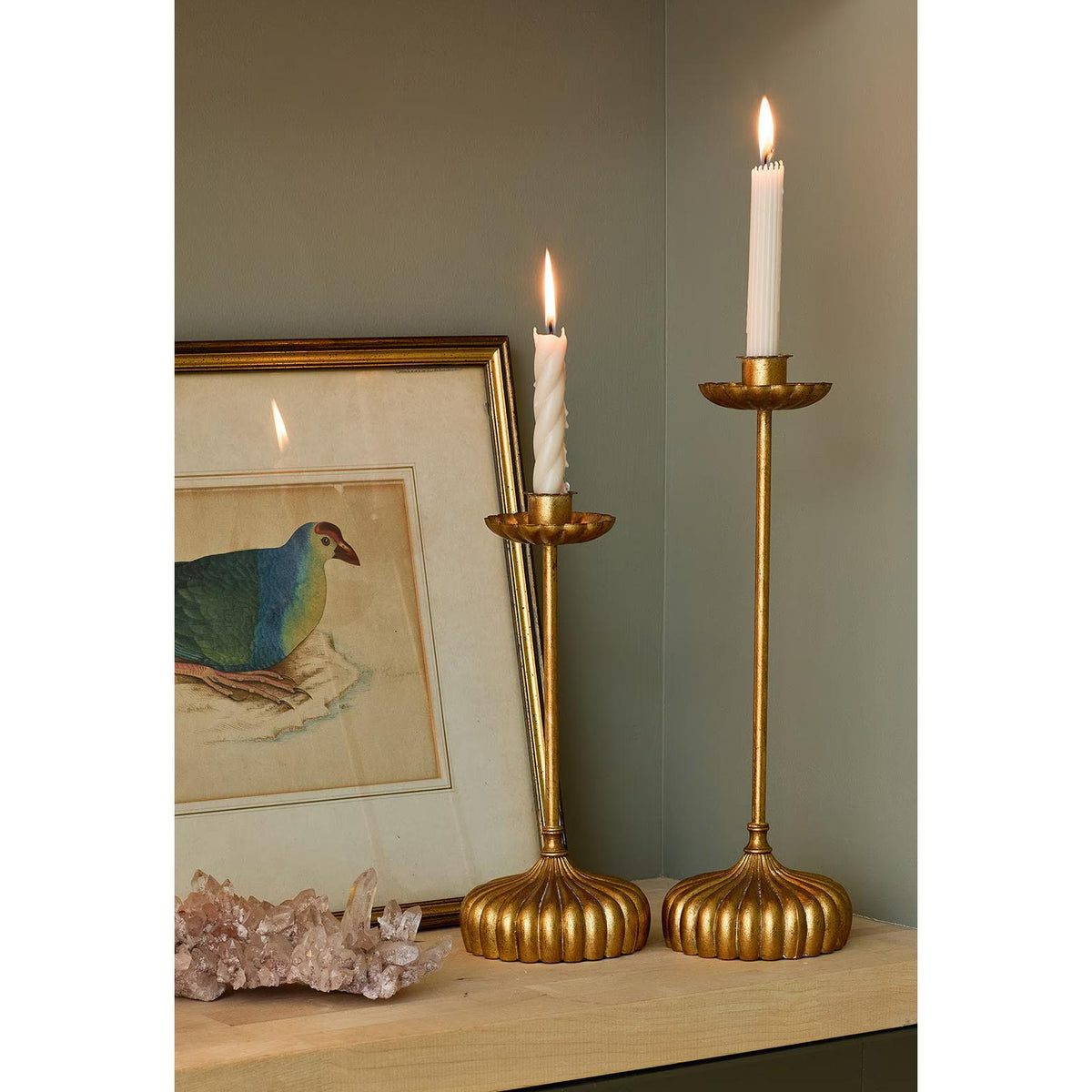 Clove Candle Holder Set - Candle Holder Detail | Bone & Brass