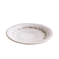 Ceramic Valentina Salad Plate Set 4 (Dusty White) | Bone & Brass