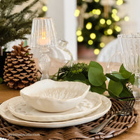 Ceramic Beige Chiara Cereal Bowl Set of 4 - Bowl Top View | Bone & Brass