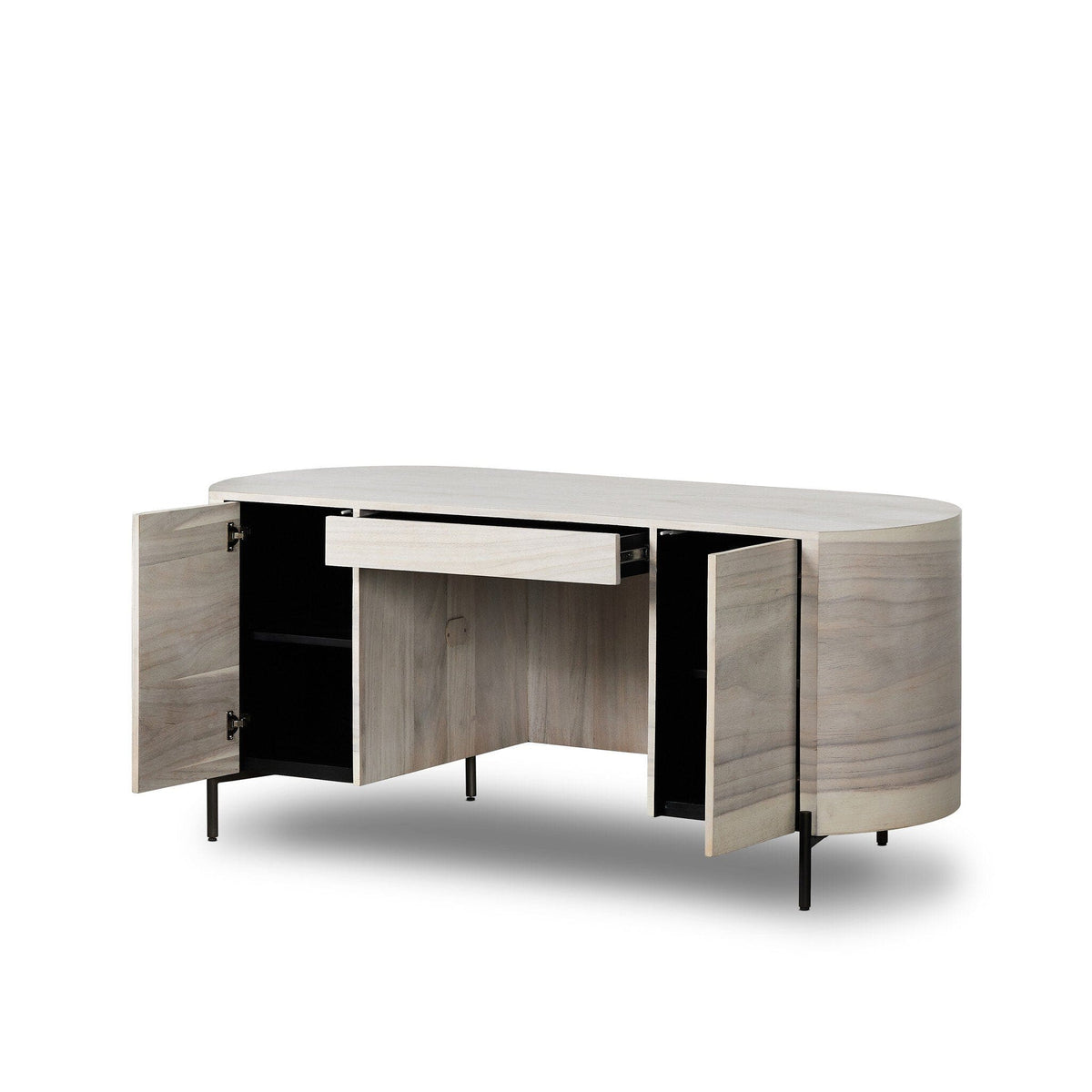 Bleached Guanacaste wood desk