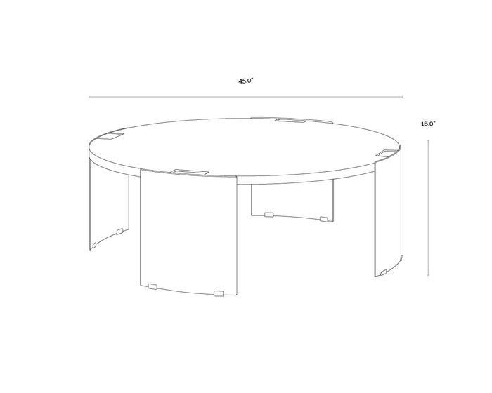 Gallus Bone Coffee Table