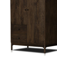 Ormond Aged Brown Wood Armoire