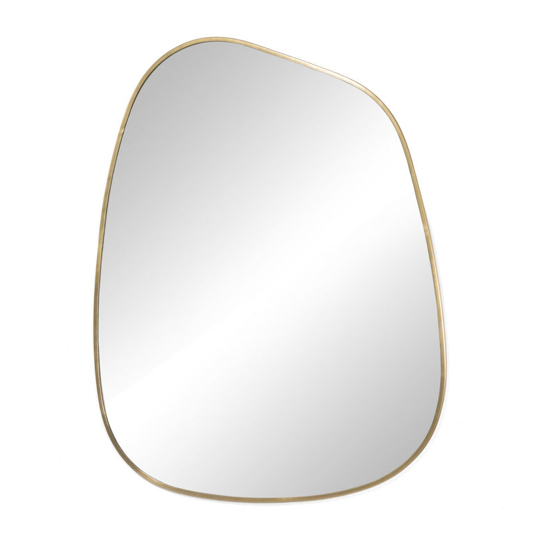 Norma Antique Brass Mirror