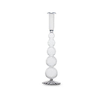Glass Cambridge Olivia 12" Candlestick Holder Set 2 (Clear) | Bone & Brass